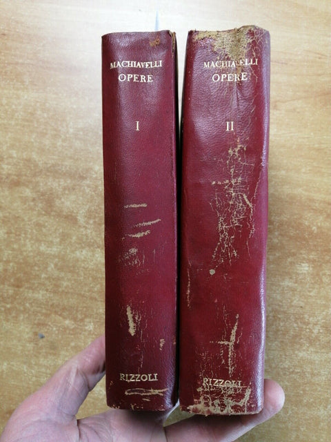 NICCOLO' MACHIAVELLI - Opere - 2 volumi - Rizzoli 1938 Antonio Panella (69