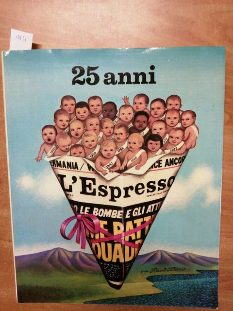 L'ESPRESSO 25 ANNI 1955 - 1980 - AA.VV. 1981 FOTO DI ARCHIVIO (4457)