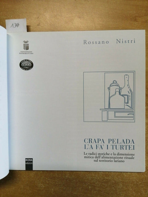 Nistri Rossano - Crapa pelada l'a fa' i turtei 2002 IKONA - COMO LARIANO