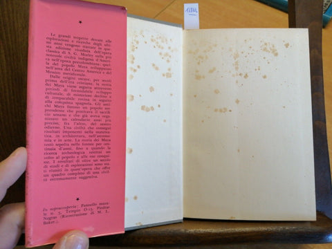GLI ANTICHI MAYA 2 - MORLEY - SANSONI 1958 LE PICCOLE STORIE ILLUSTRATE