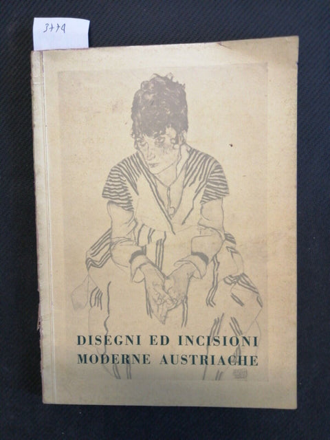 Disegni ed incisioni moderne austriache 1954 CATALOGO Galleria arte moderna