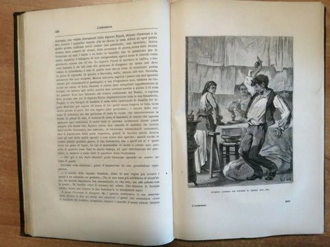 EMILIO ZOLA - L'ASSOMMOIR - 1879 - TREVES - 463 PAGINE - 58 ILLUSTRAZIONI