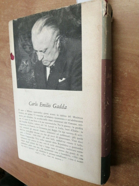 GADDA CARLO EMILIO - I RACCONTI ACCOPPIAMENTI GIUDIZIOSI 1963 GARZANTI - (4