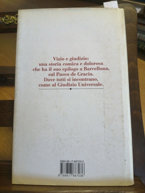 MARIO SOLDATI - EL PASEO DE GRACIA 1 EDIZIONE RIZZOLI 1987 RILEGATO (6437