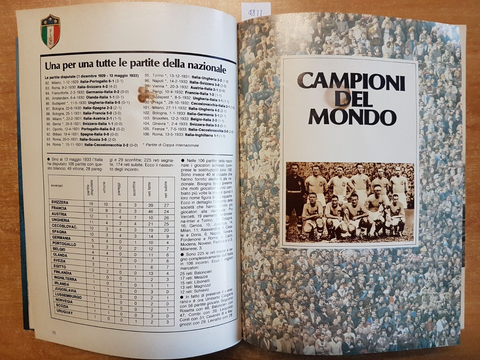 AZZURRI STORIA DELLA NAZIONALE DI CALCIO 1910-1983 RIZZOLI(4822)PAOLO