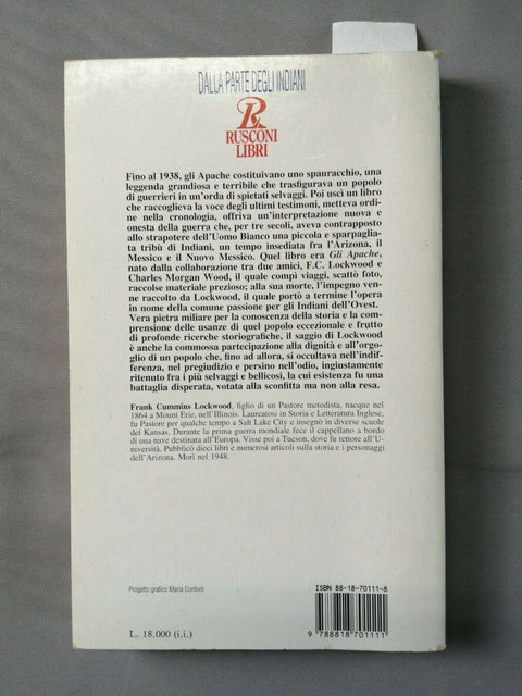 GLI APACHE - LOCKWOOD FRANK - RUSCONI - 1996 - DALLA PARTE DEGLI INDIANI (2