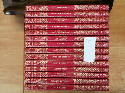 LOTTO 14 VOLUMI ELITE FABBRI (6244) VETRI OROLOGI GIADE ARAZZI EBANO A