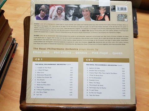 DIANA LIFE OF A PRINCESS - EAR BOOKS 2 CD QUEEN-ELTON JOHN-INCELLOPHANATO (