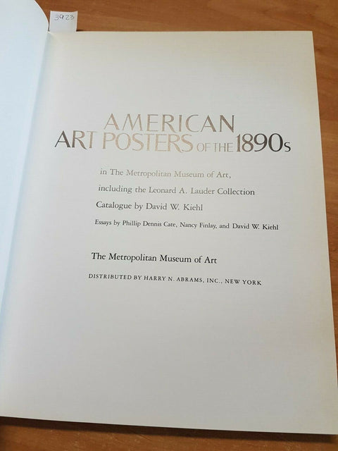 American Art Posters of the 1890s - David Kiehl 1987 Metropolitan Museum (3