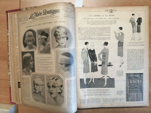 LA MODE PRATIQUE 1927 ANNATA COMPLETA Journal de la Femme et de la Maison (