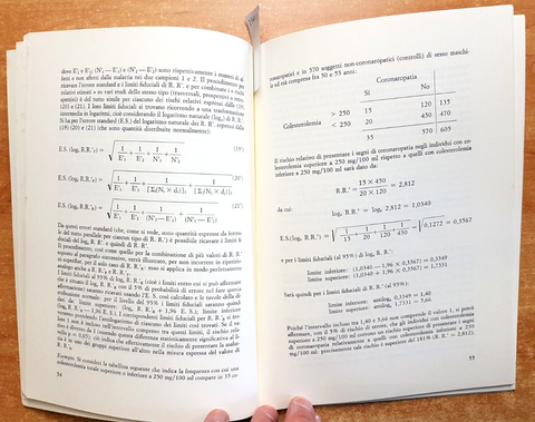 METODI STATISTICI ELEMENTARI PER L'EPIDEMIOLOGIA CLINICA 1967 R. SARACCI (