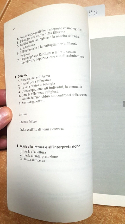 SCRITTI SULLA TOLLERANZA - ROBERTA SALA - LA NUOVA ITALIA 2004 FILOSOFIA (5