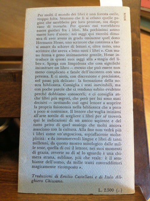 HERMANN HESSE - UNA BIBLIOTECA DELLA LETTERATURA UNIVERSALE 1979 ADELPHI (3