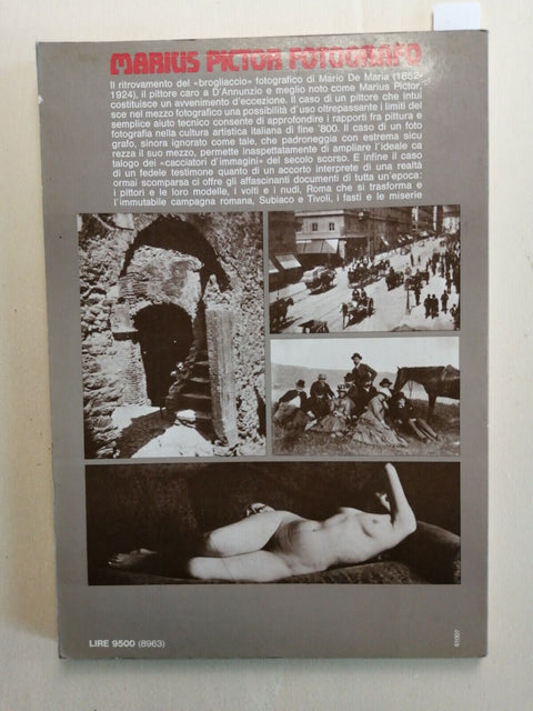 MARIUS PICTOR FOTOGRAFO L'album fotografico di Mario De Maria 1979 Longanesi702