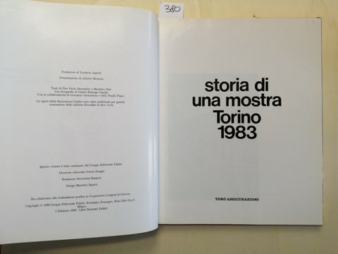 STORIA DI UNA MOSTRA TORINO 1983 Agnelli, Moravia - FABBRI Alexander Calder