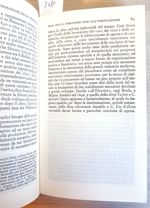 STORIA DELLA GRANDE INDUSTRIA IN ITALIA - RODOLFO MORANDI - EINAUDI 1974 (3