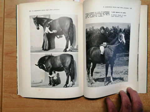 FEDERICO TOMASSI EQUITAZIONE DI BASE MANUALE PER I GIOVANI CAVALIERI 1974 (