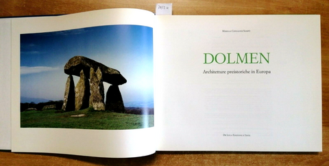 DOLMEN architetture preistoriche in Europa 1990 Cipolloni Samp - DE LUCA (