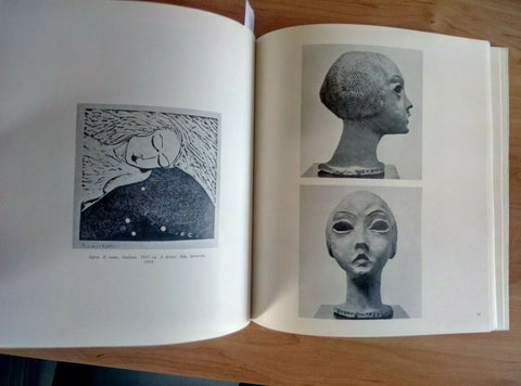 CASORATI OPERE GRAFICHE SCULTURE SCENOGRAFIE 1968 CATALOGO ALFIERI LACROIX /1638