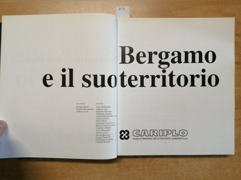 BERGAMO E IL SUO TERRITORIO - RUMI COVA MEZZANOTTE - 1997 CARIPLO (6627