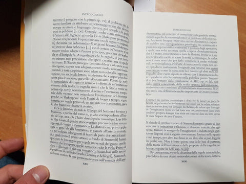 MANZONI - SUR L'UNITE' DE TEMPS ET DE LIEU DANS LETTRE E M.C* LA TRAGEDIE