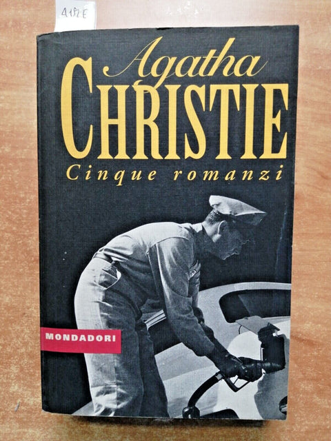 AGATHA CHRISTIE cinque romanzi 1995 MONDADORI Poirot Ackroyd Treno azzurro(