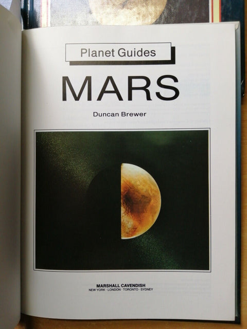 LOTTO 7 LIBRI PLANET GUIDES: saturn mars venus jupiter mercury earth(5743k