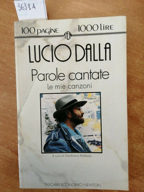 LUCIO DALLA - PAROLE CANTATE LE MIE CANZONI - 1993 TEN TASCABILI NEWTON (36