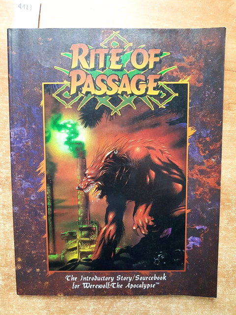 RITE OF PASSAGE THROUGH DANGER REBORN Introductory story/sourcebook APOCALYPSE