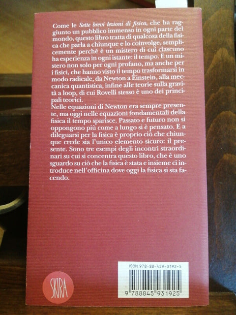L'ORDINE DEL TEMPO - CARLO ROVELLI - 2017 - ADELPHI - (3296Q) PICCOLA