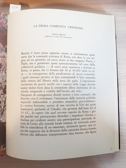 PIETRO A ROMA - D'ARCAIS - EDINDUSTRIA EDITORIALE 1967 tomba Bibbia culto