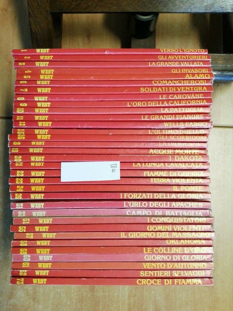 LOTTO 33 ALBI STORIA DEL WEST SEQUENZA 1/12 COMPLETA + NUMERI VARI(5810