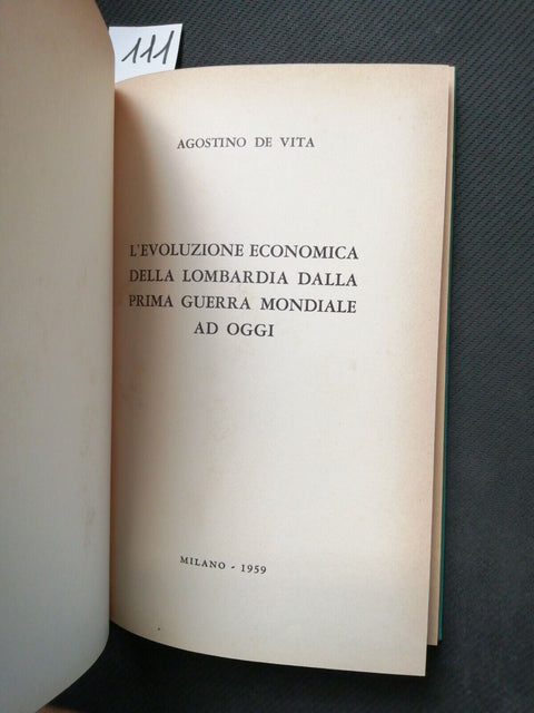 Levoluzione economica della Lombardia dalla prima guerra mondiale ad oggi (