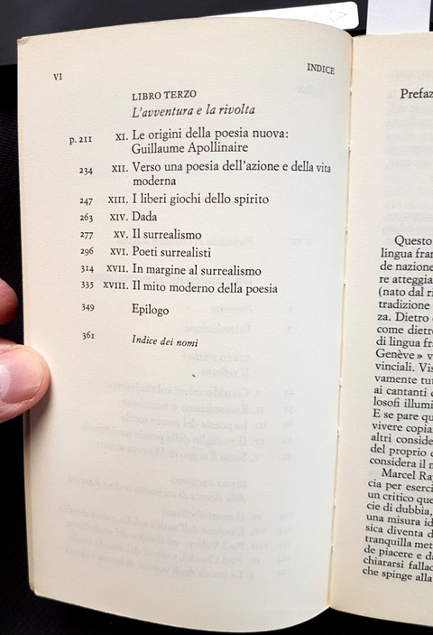 Da Baudelaire al surrealismo. Marcel Raymond - Einaudi 1968 (7608)