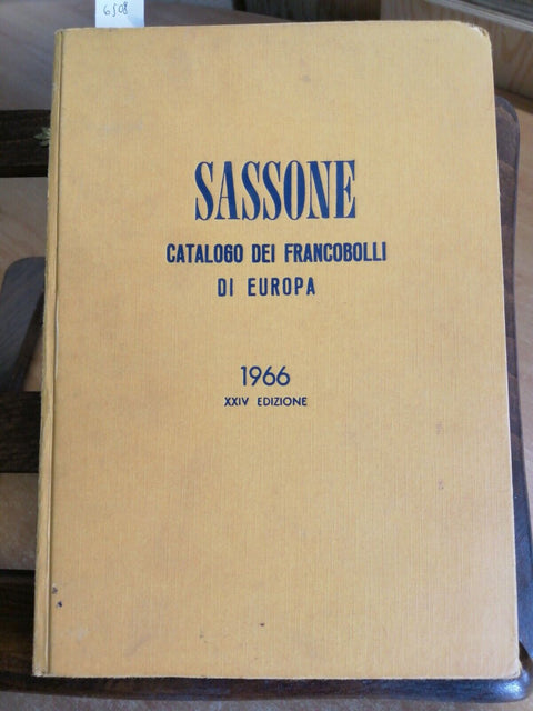 Sassone - Catalogo dei francobolli di Europa 1966 - XXIV EDIZIONE (6508