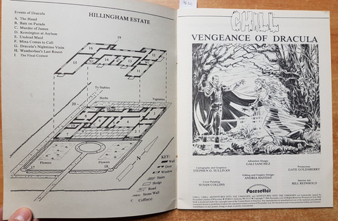 Chill Another Adventure VENGEANCE OF DRACULA - gioco di Ruolo Fantasy GALI(