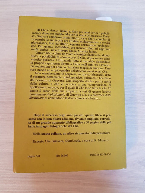 CHE GUEVARA Pensiero e politica dell'utopia -ROBERTO MASSARI 1993 Erre Emme