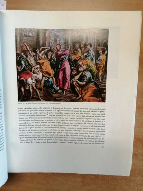 IL GRECO DI TOLEDO E IL SUO ESPRESSIONISMO ESTREMO 1969 RIZZOLI COFANETTO (