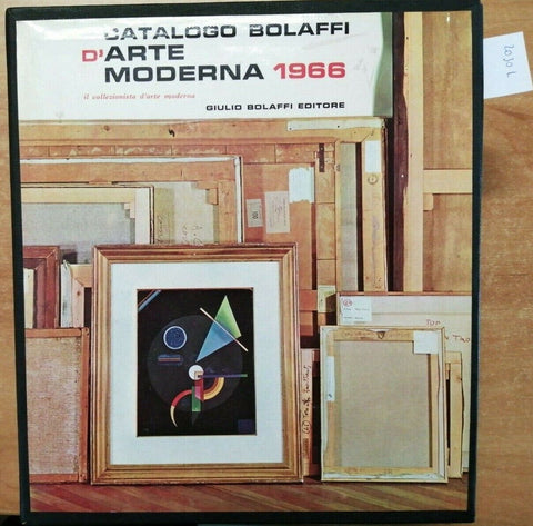 CATALOGO BOLAFFI D'ARTE MODERNA 1966 BRAQUE BUENO CARRA' FONTANA LICINI (