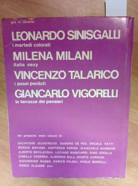 GIANCARLO VIGORELLI - LA TERRAZZA DEI PENSIERI 365 IMMORDINO 1967 1ED. (20