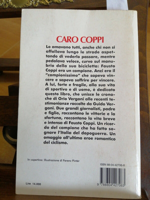 CARO COPPI - ORIO VERGANI GUIDO VERGANI - OSCAR MONDADORI (4093)CICLIS