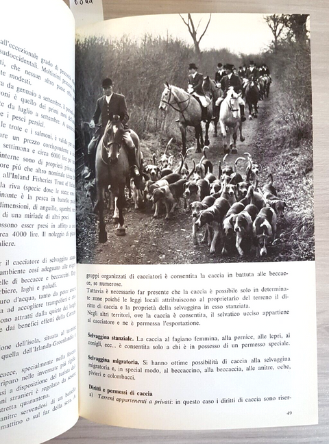 ITINERARI VENATORI IN EUROPA caccia selvaggina - Santini - 1973 Mondadori (