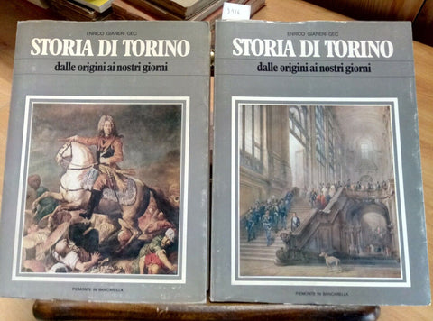 STORIA DI TORINO DALLE ORIGINI AI NOSTRI GIORNI 2 VOLUMI - GIANERI ENRICO (