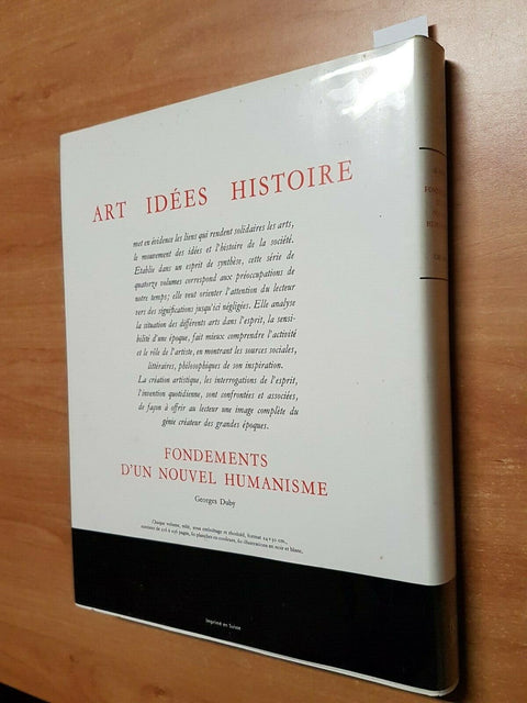 GEORGES DUBY - FONDEMENTS D'UN NOUVEL HUMANISME - 1280-1440 SKIRA - 1966 (