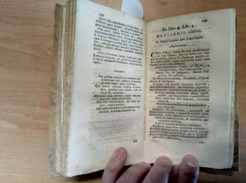 1718 EXERCITATIONES RHETORICAE IN ORATIONES TITI LIVII PATAVINI - MANFRE'