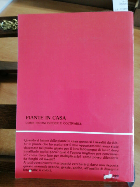 VINCENZI - PIANTE IN CASA COME RICONOSCERLE COLTIVARLE 1990 LA CASA VERDE(3