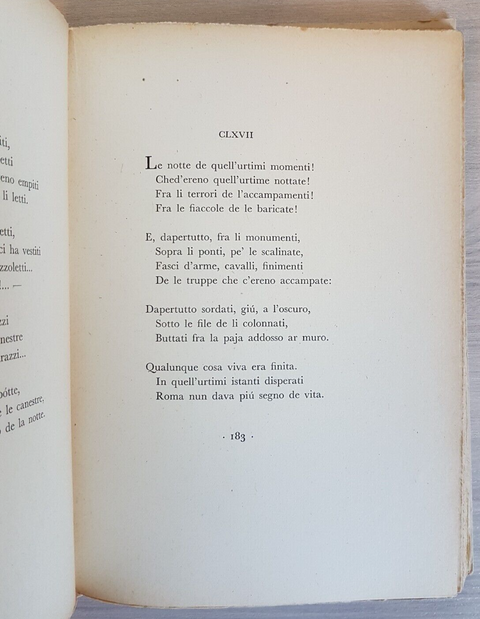 STORIA NOSTRA - Cesare Pascarella - MONDADORI - 1941 - poema in sonetti (57