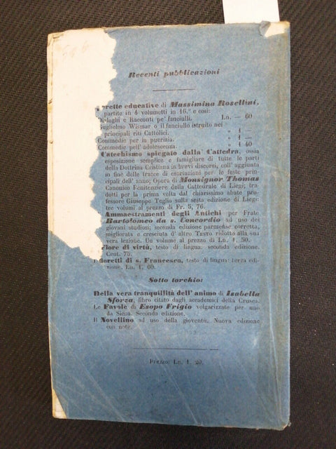 1859 CRONACA FIORENTINA di DINO COMPAGNI dal 1280 al 1311 Pietro Fiaccadori4734R