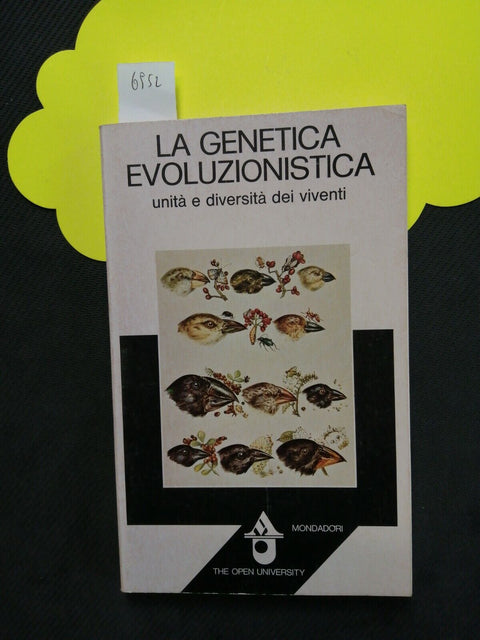 LA GENETICA EVOLUZIONISTICA unit e diversit dei viventi 1980 MONDADORI (6