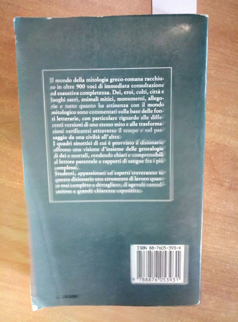 DIZIONARIO DI MITOLOGIA GRECA E ROMANA - GREMESE 1989 LAROUSSE (2076)